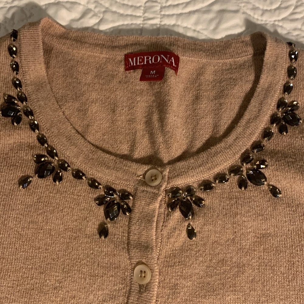 Jewel Embellished cardigan size M